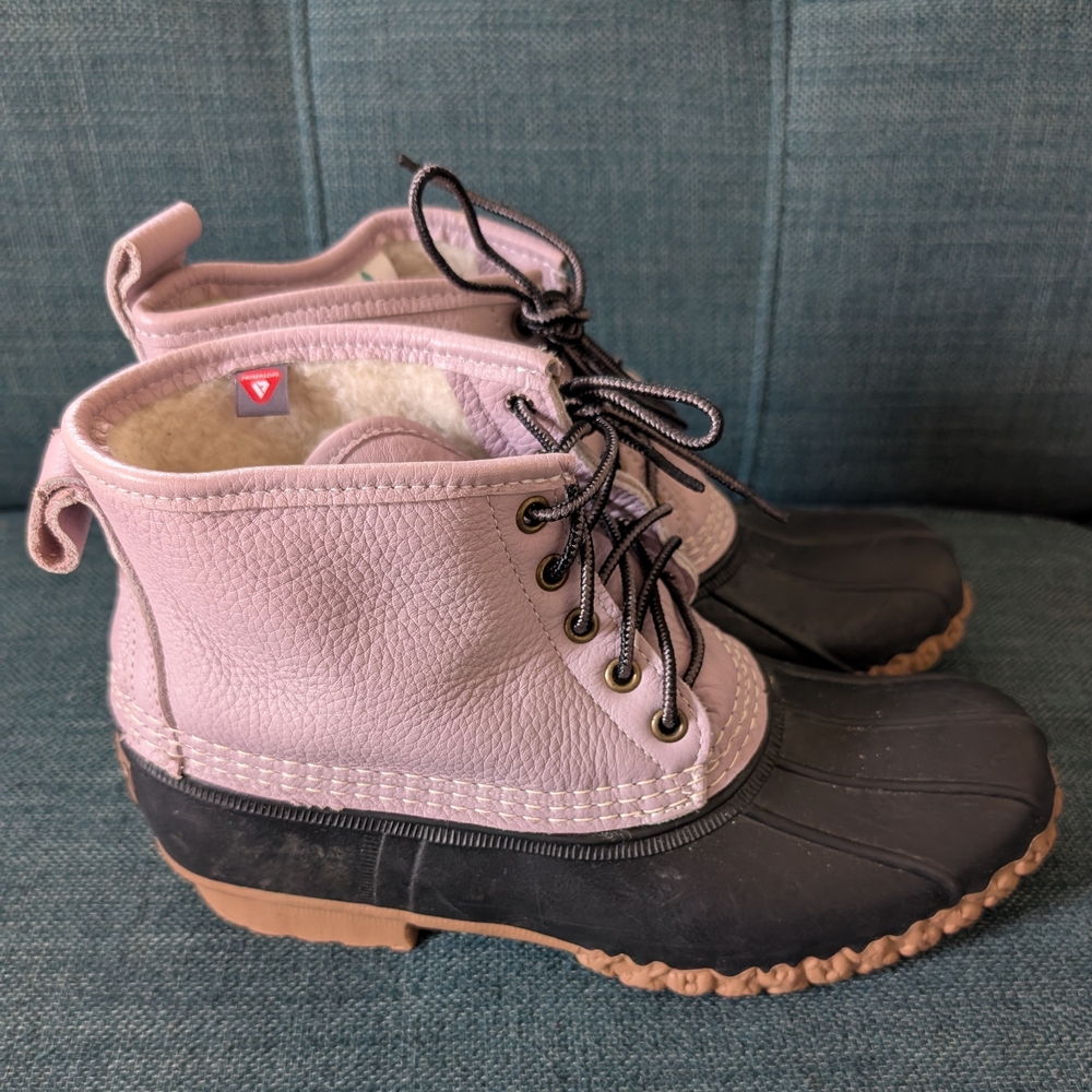 L.L. Bean Light Purple Duck Boots